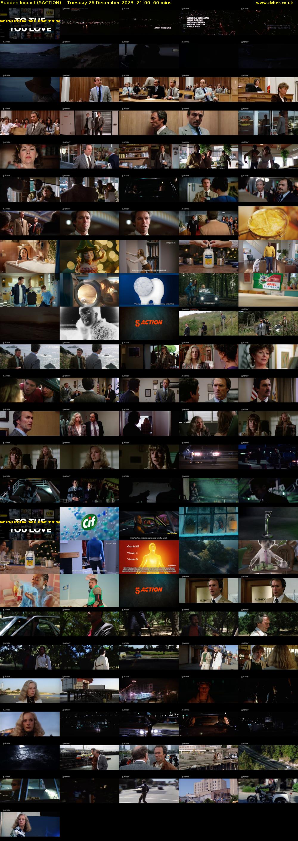 Sudden Impact (5ACTION) Tuesday 26 December 2023 21:00 - 22:00