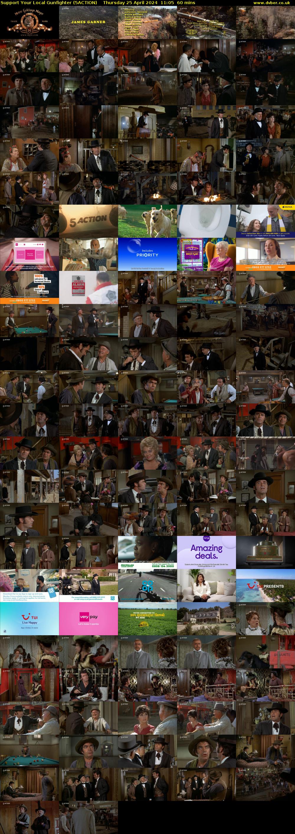 Support Your Local Gunfighter (5ACTION) Thursday 25 April 2024 11:05 - 12:05