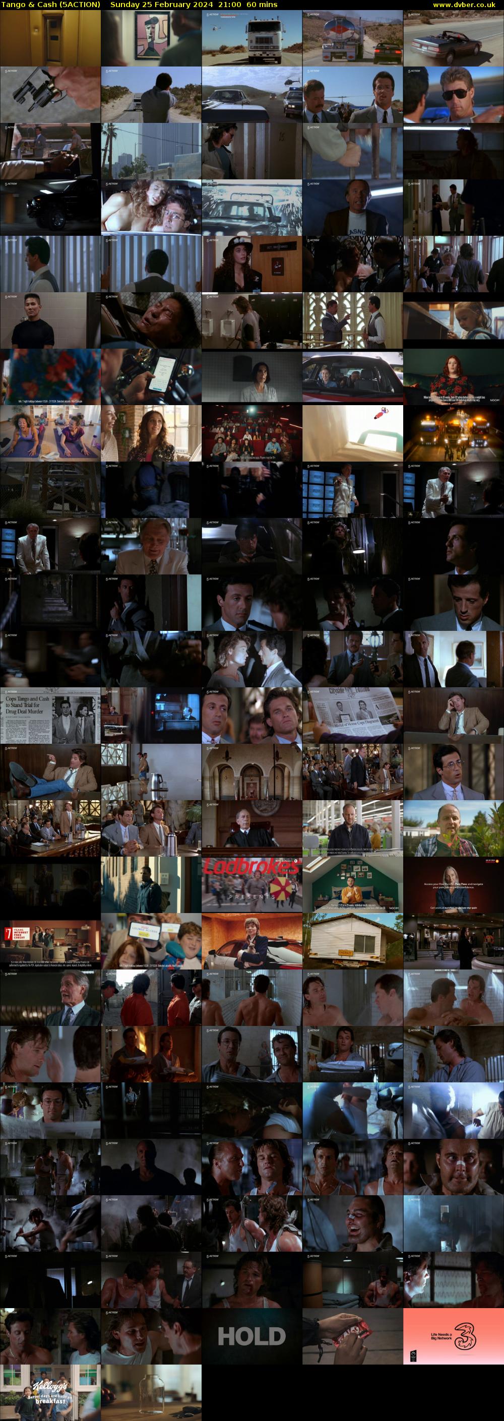 Tango & Cash (5ACTION) Sunday 25 February 2024 21:00 - 22:00