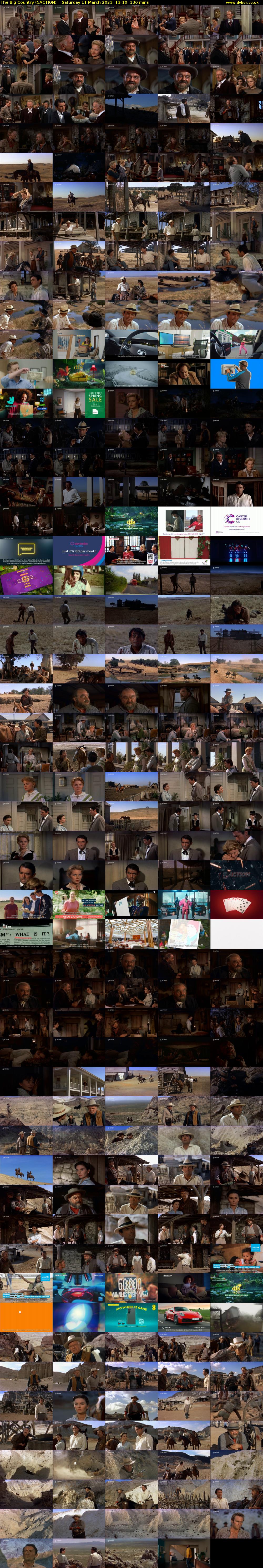 The Big Country (5ACTION) Saturday 11 March 2023 13:10 - 15:20