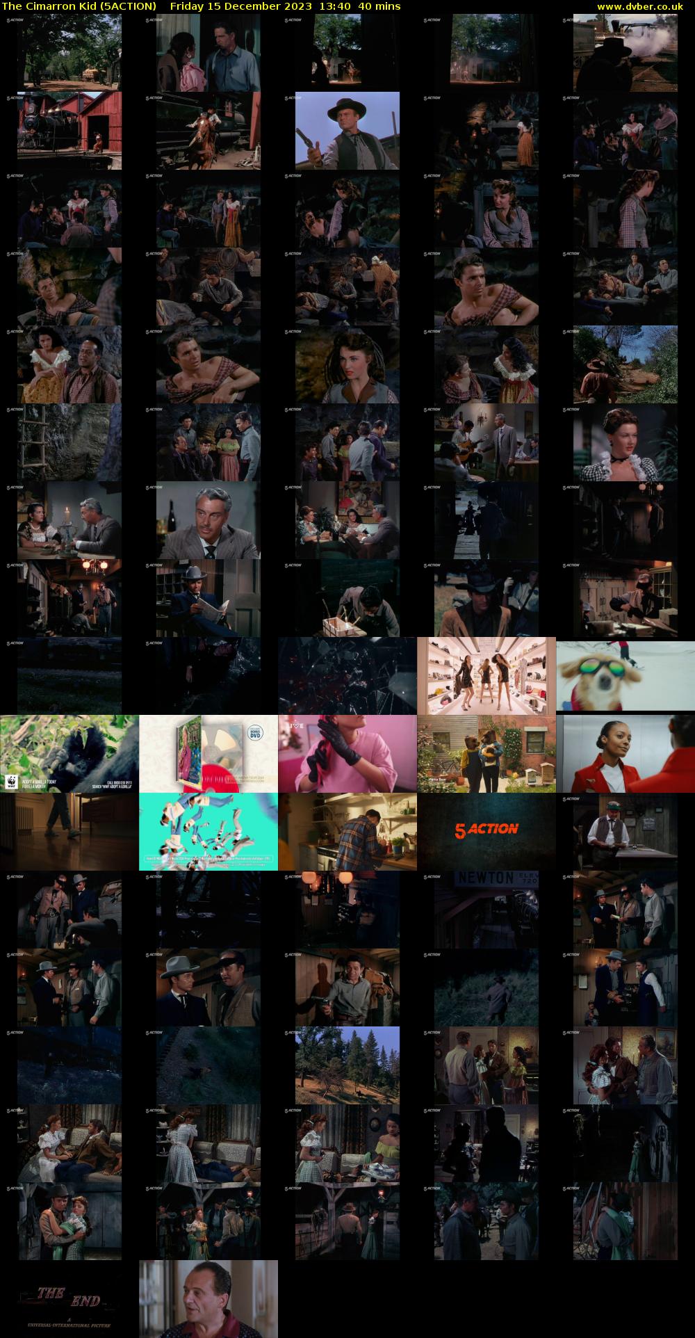 The Cimarron Kid (5ACTION) Friday 15 December 2023 13:40 - 14:20