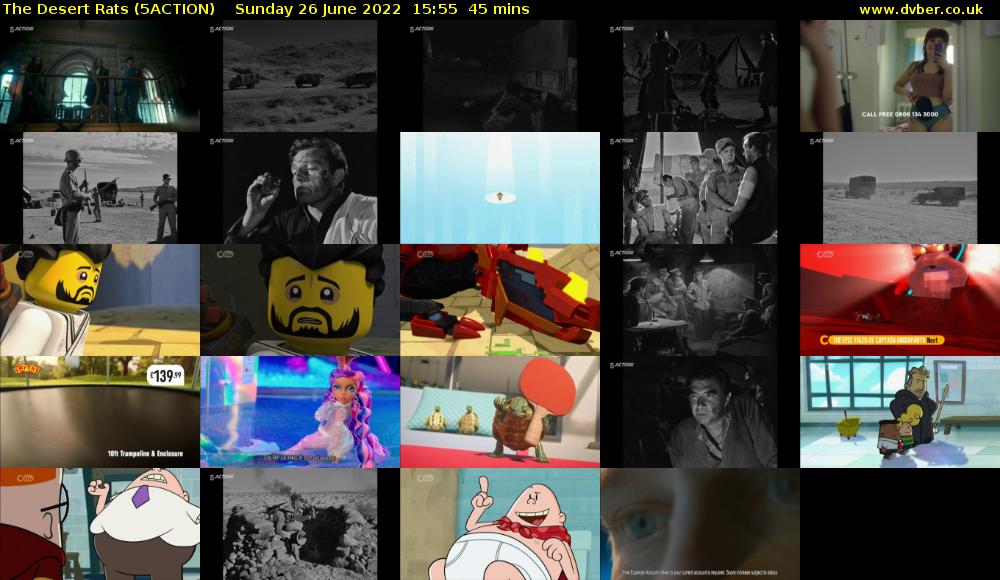 The Desert Rats (5ACTION) Sunday 26 June 2022 15:55 - 16:40