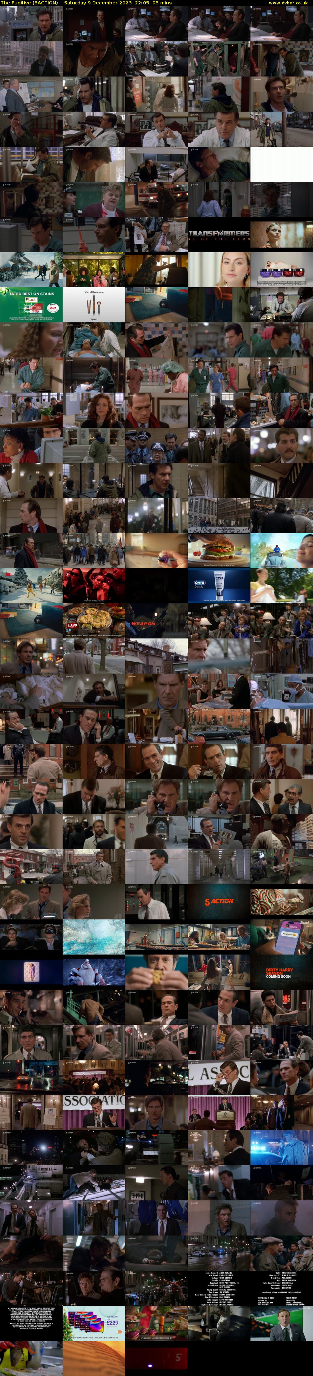 The Fugitive (5ACTION) Saturday 9 December 2023 22:05 - 23:40