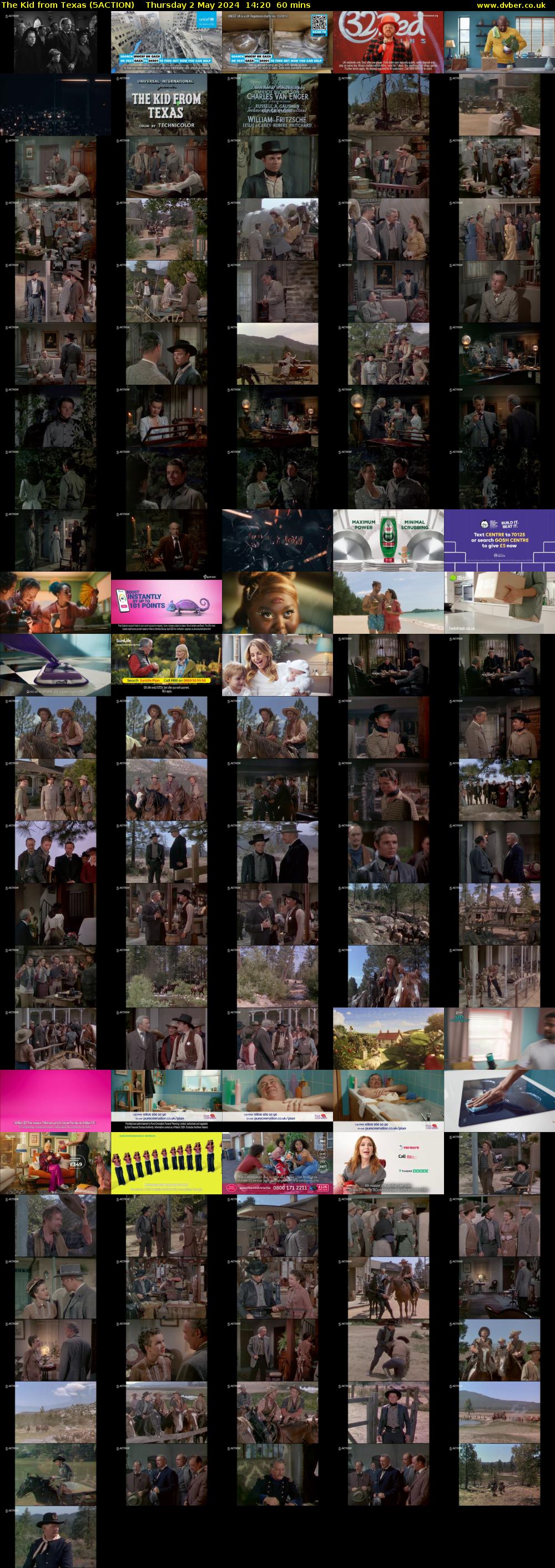 The Kid from Texas (5ACTION) Thursday 2 May 2024 14:20 - 15:20