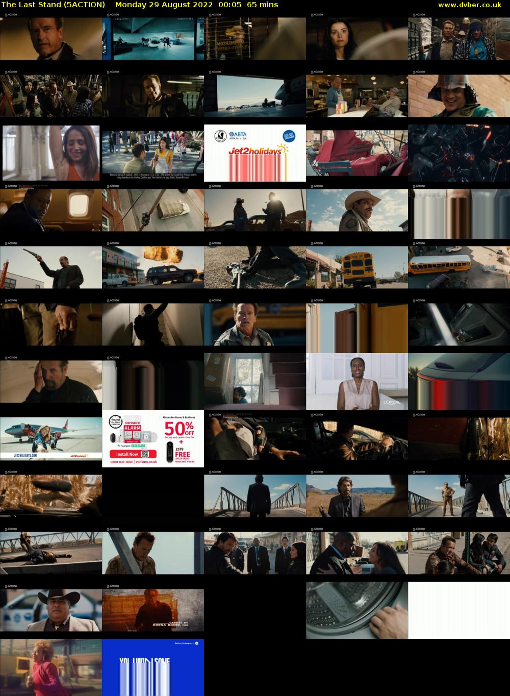 The Last Stand (5ACTION) Monday 29 August 2022 00:05 - 01:10