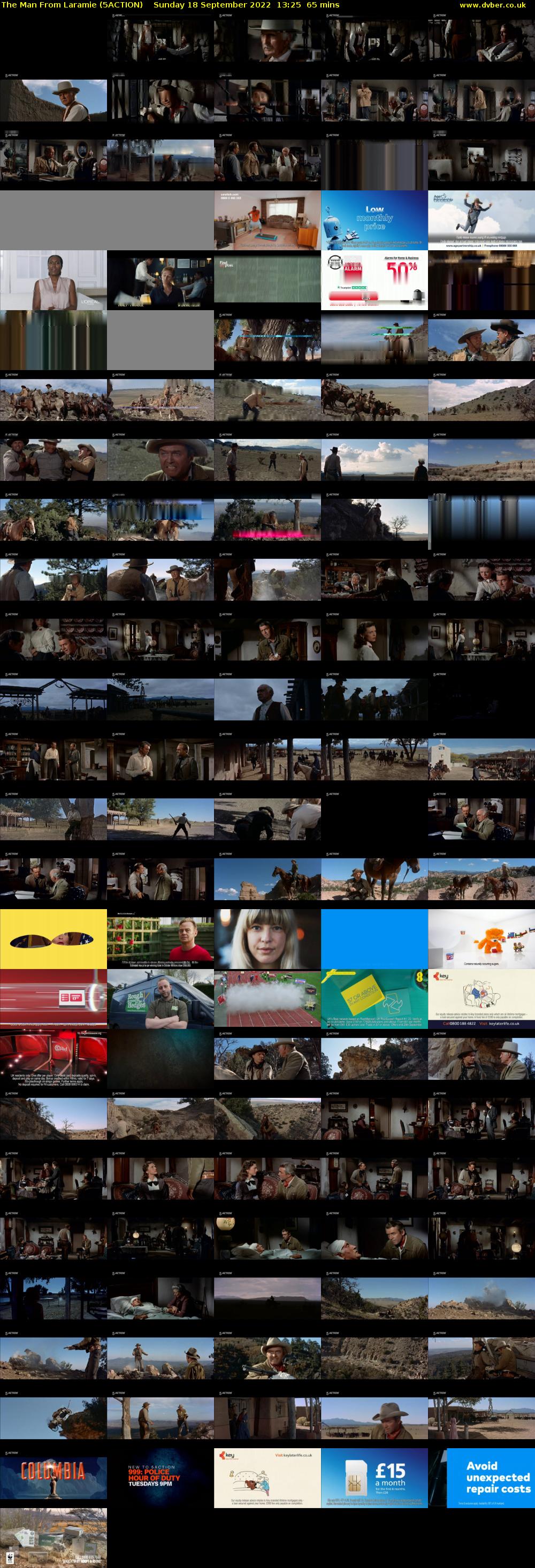 The Man From Laramie (5ACTION) Sunday 18 September 2022 13:25 - 14:30