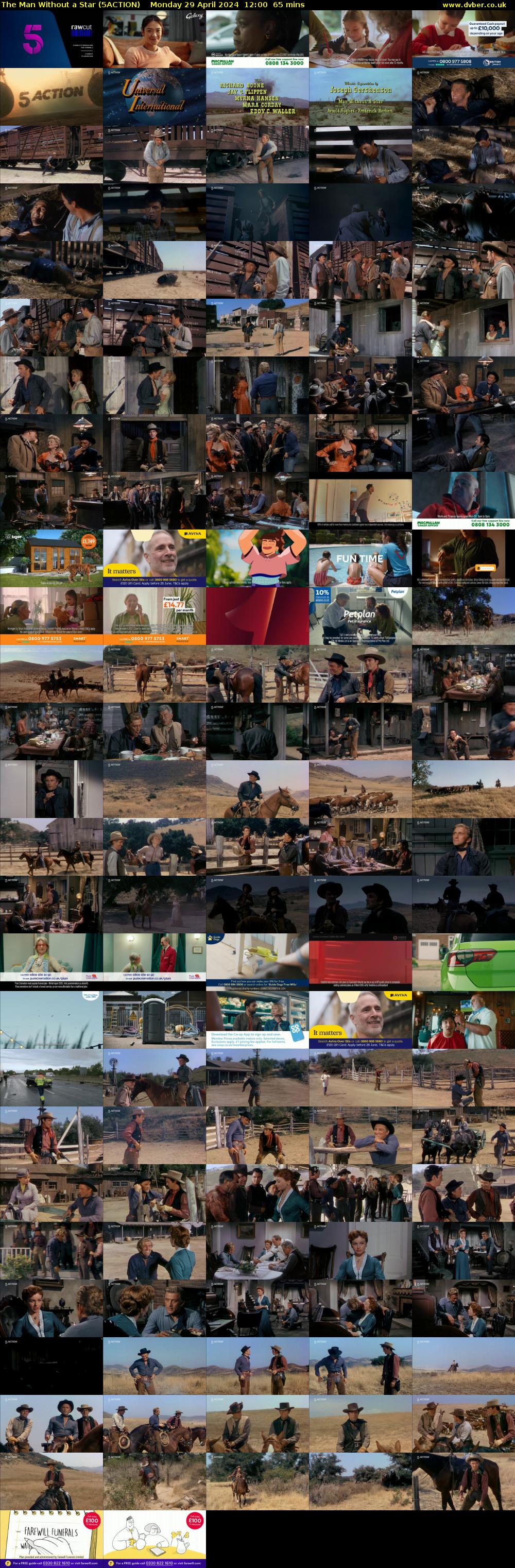 The Man Without a Star (5ACTION) Monday 29 April 2024 12:00 - 13:05
