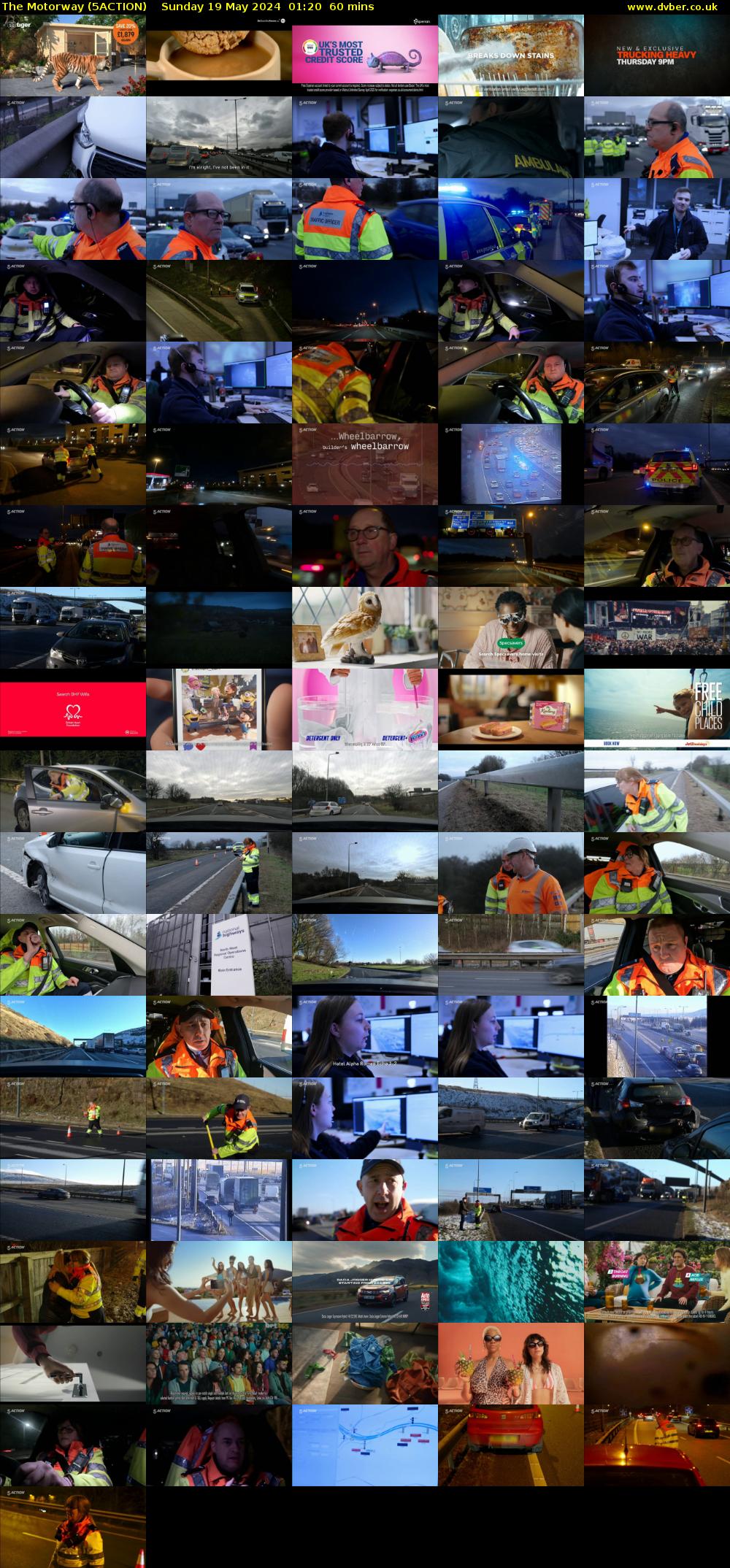 The Motorway (5ACTION) Sunday 19 May 2024 01:20 - 02:20