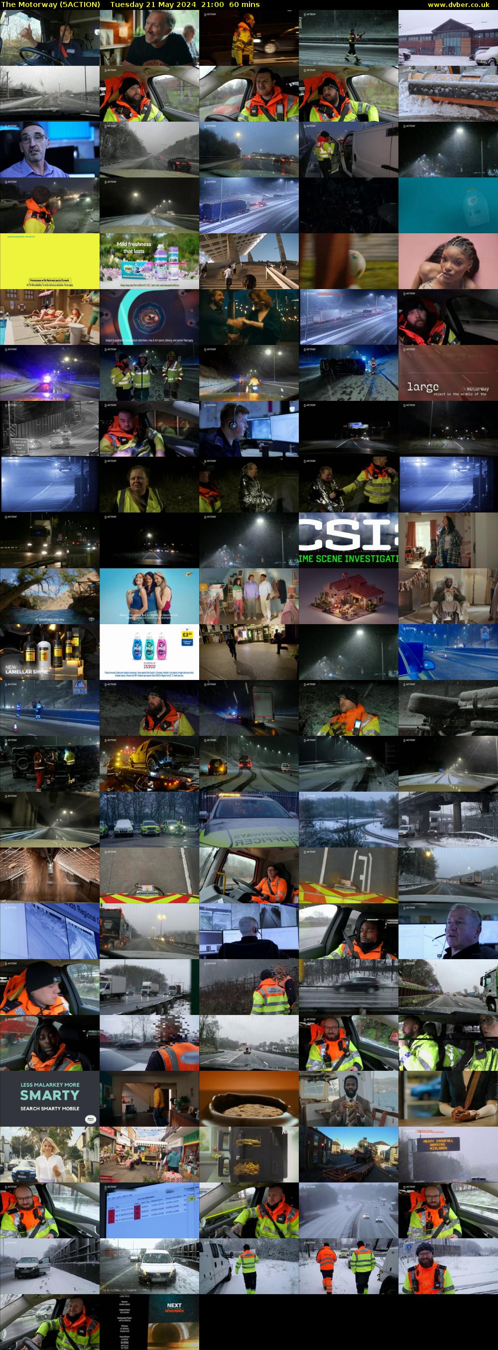 The Motorway (5ACTION) Tuesday 21 May 2024 21:00 - 22:00