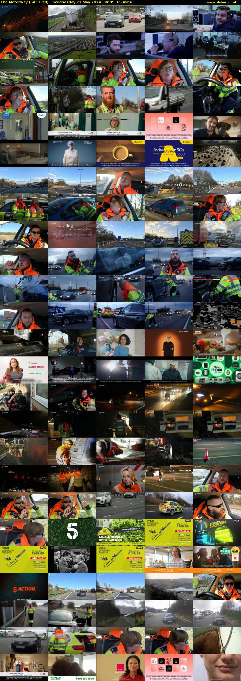 The Motorway (5ACTION) Wednesday 22 May 2024 09:05 - 10:10