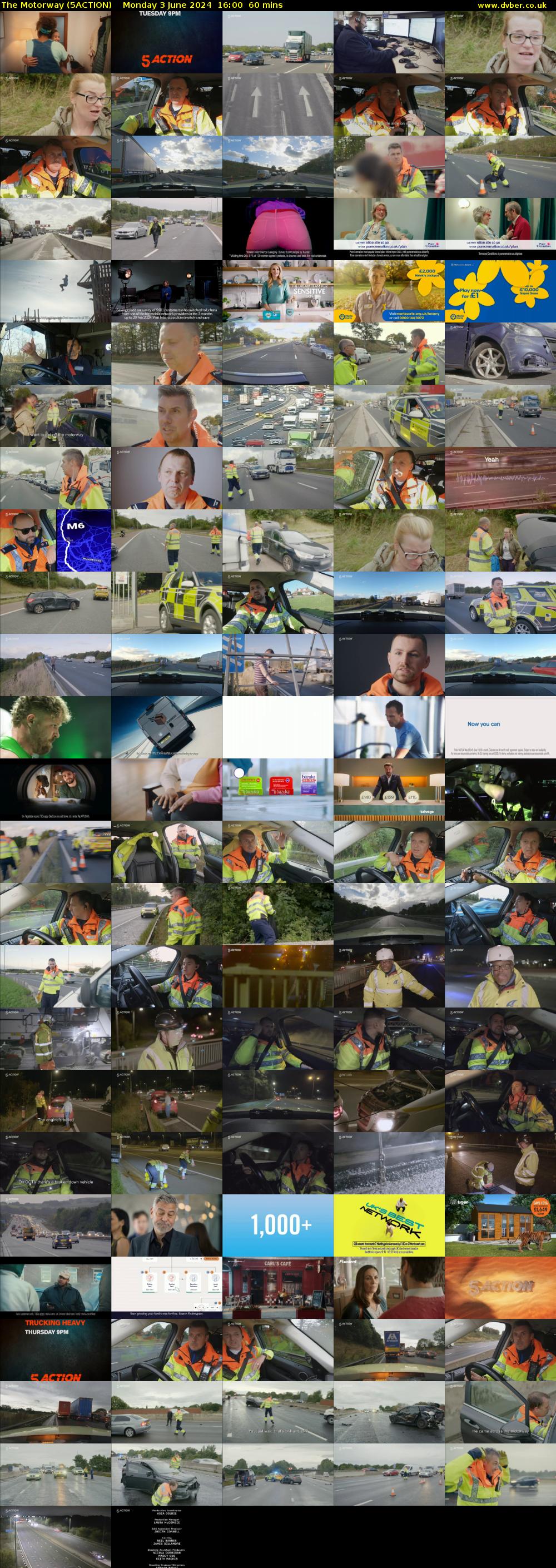 The Motorway (5ACTION) Monday 3 June 2024 16:00 - 17:00