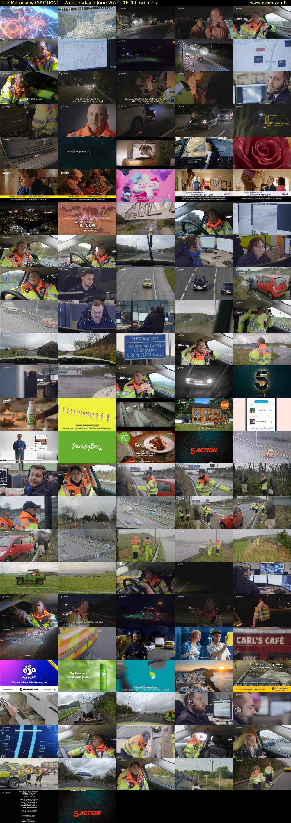 The Motorway (5ACTION) Wednesday 5 June 2024 16:00 - 17:00