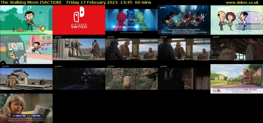 The Stalking Moon (5ACTION) Friday 17 February 2023 13:45 - 14:45