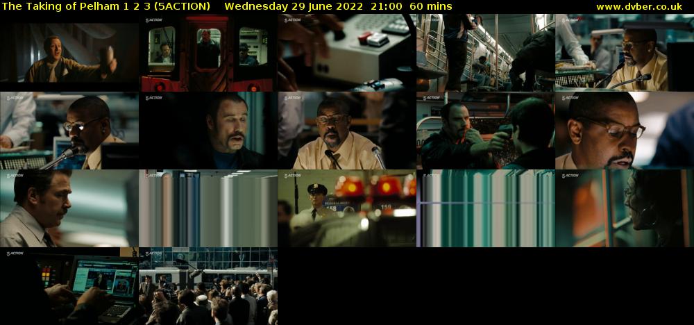 The Taking of Pelham 1 2 3 (5ACTION) Wednesday 29 June 2022 21:00 - 22:00