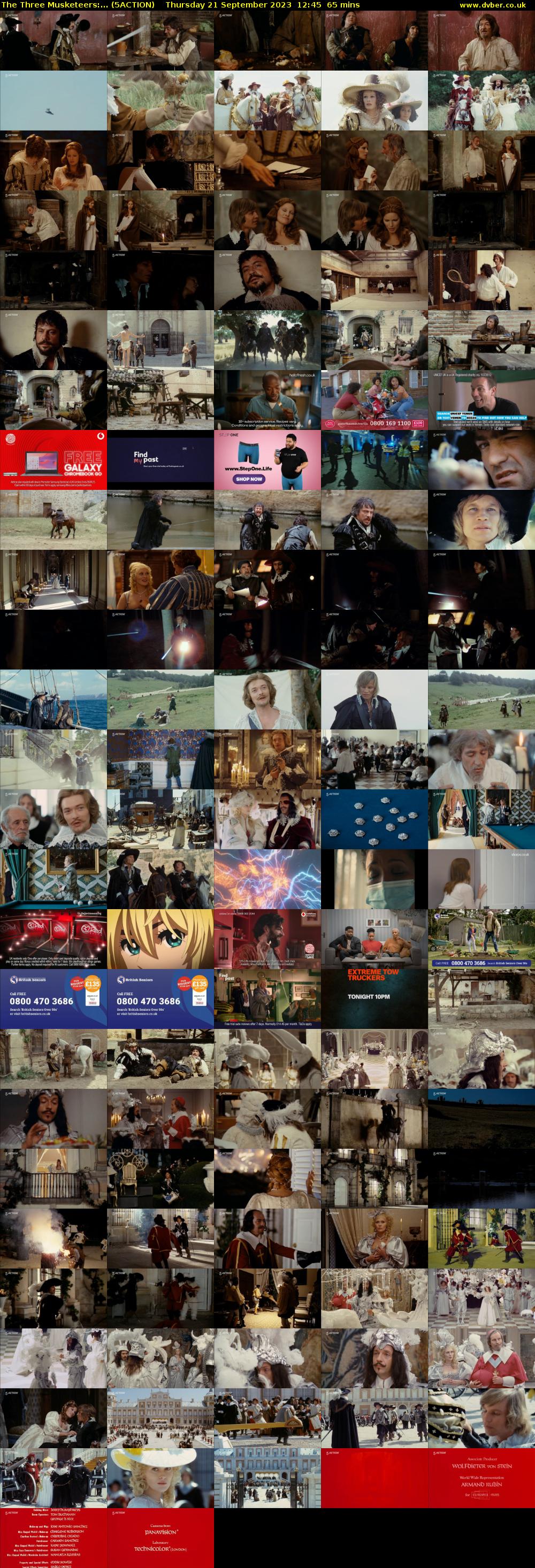 The Three Musketeers:... (5ACTION) Thursday 21 September 2023 12:45 - 13:50