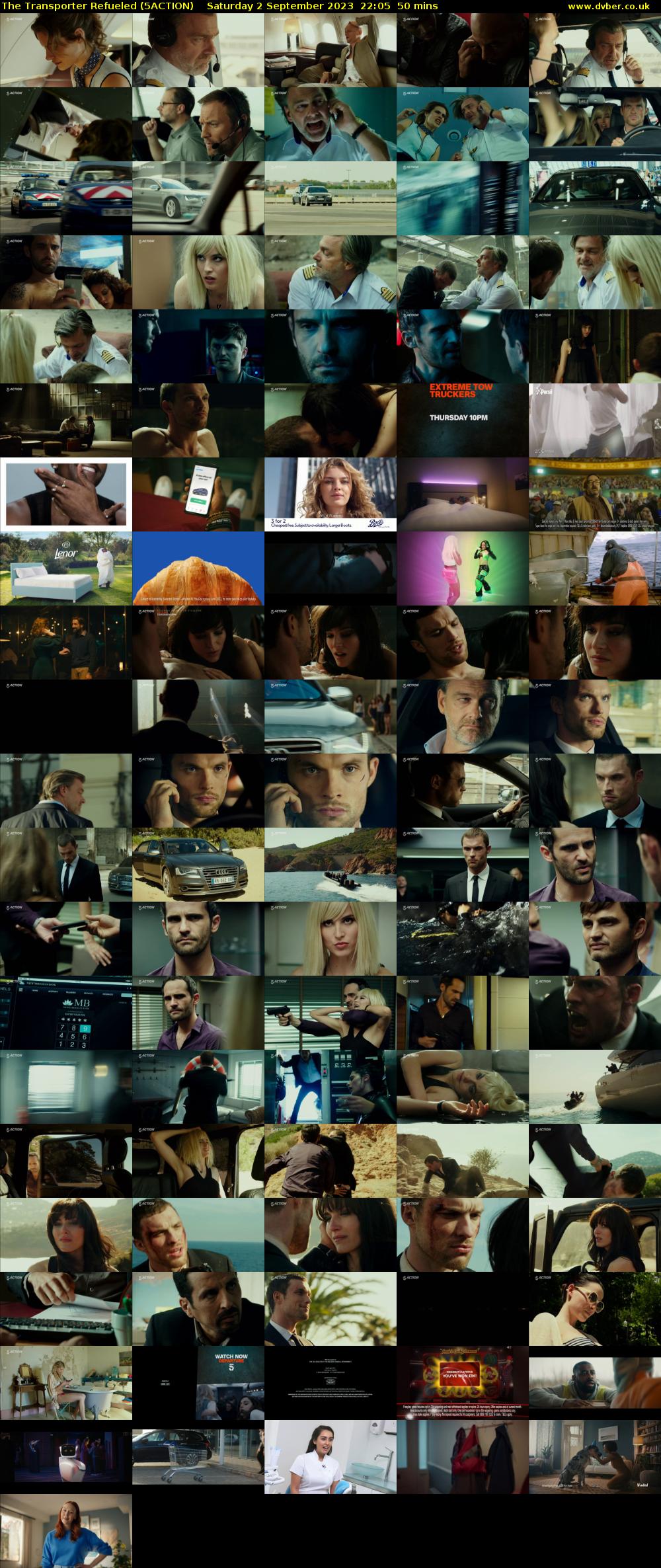 The Transporter Refueled (5ACTION) Saturday 2 September 2023 22:05 - 22:55