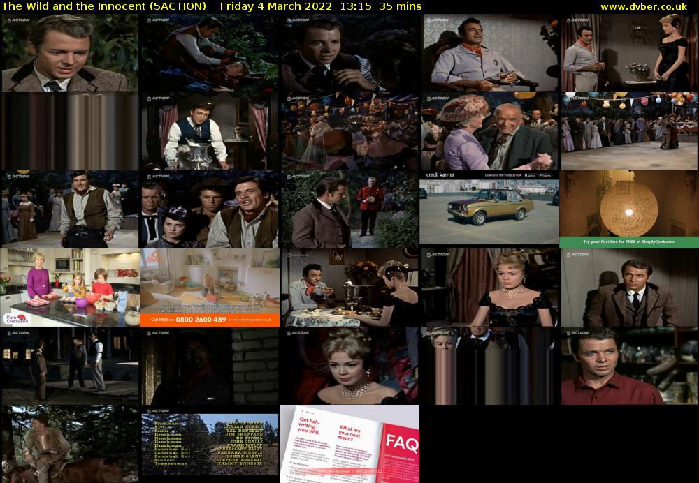 The Wild and the Innocent (5ACTION) Friday 4 March 2022 13:15 - 13:50
