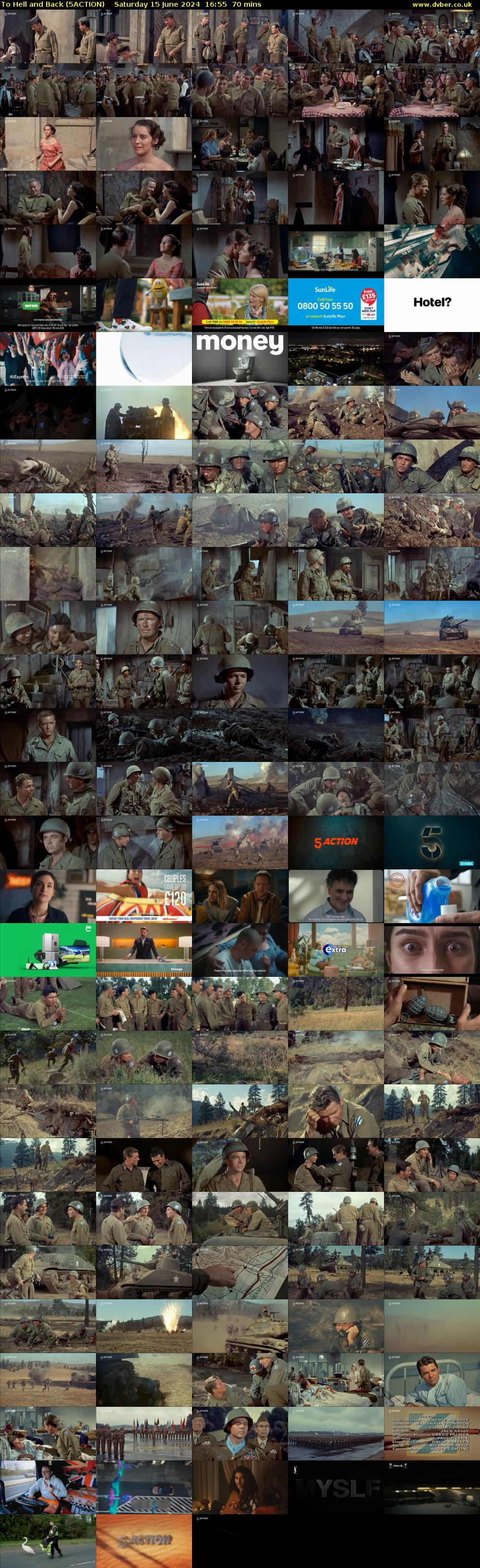 To Hell and Back (5ACTION) Saturday 15 June 2024 16:55 - 18:05