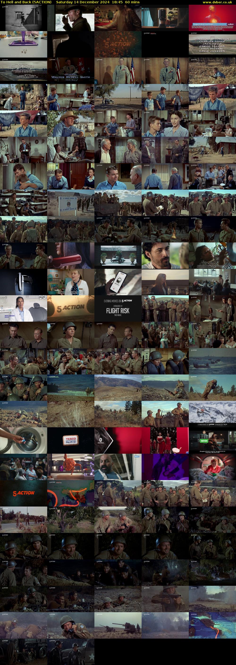 To Hell and Back (5ACTION) Saturday 14 December 2024 18:45 - 19:45