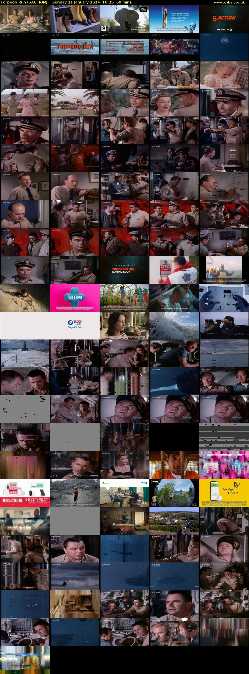 Torpedo Run (5ACTION) Sunday 21 January 2024 16:25 - 17:25