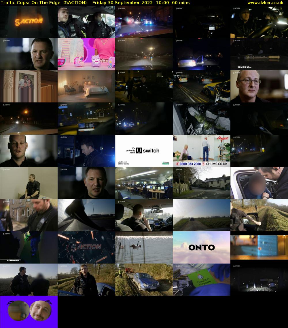 Traffic Cops: On The Edge  (5ACTION) Friday 30 September 2022 10:00 - 11:00
