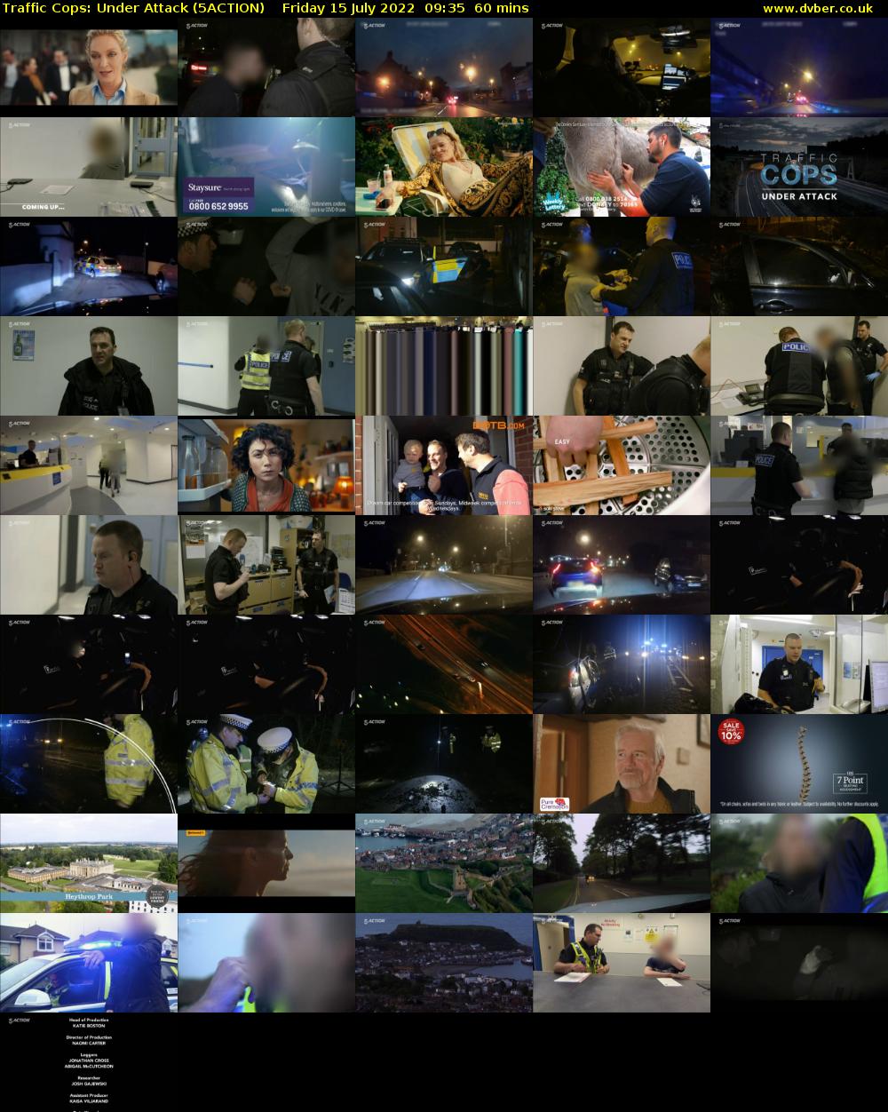 Traffic Cops: Under Attack (5ACTION) Friday 15 July 2022 09:35 - 10:35
