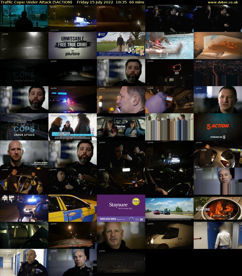 Traffic Cops: Under Attack (5ACTION) Friday 15 July 2022 10:35 - 11:35