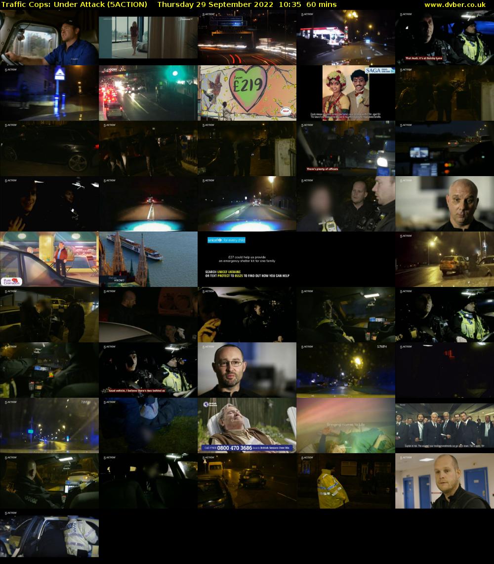 Traffic Cops: Under Attack (5ACTION) Thursday 29 September 2022 10:35 - 11:35