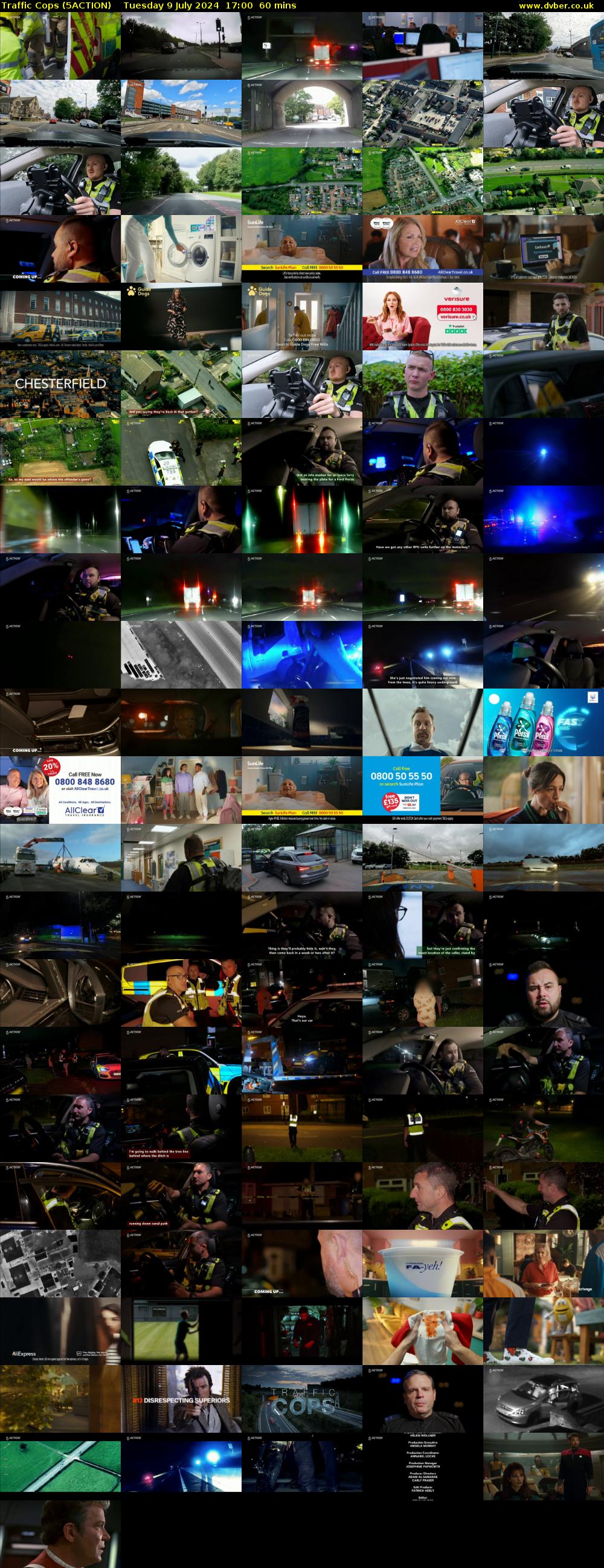 Traffic Cops (5ACTION) Tuesday 9 July 2024 17:00 - 18:00