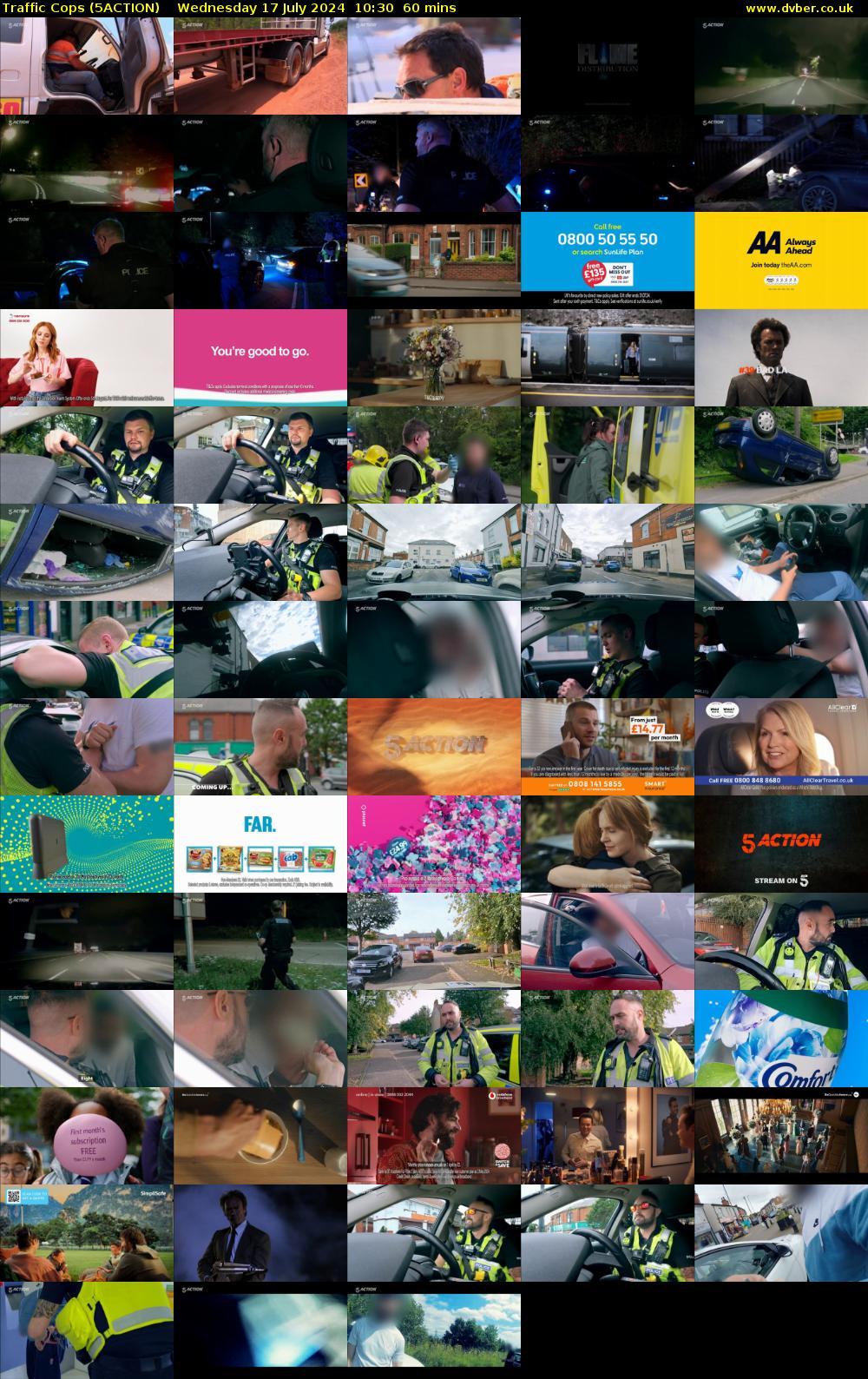 Traffic Cops (5ACTION) Wednesday 17 July 2024 10:30 - 11:30