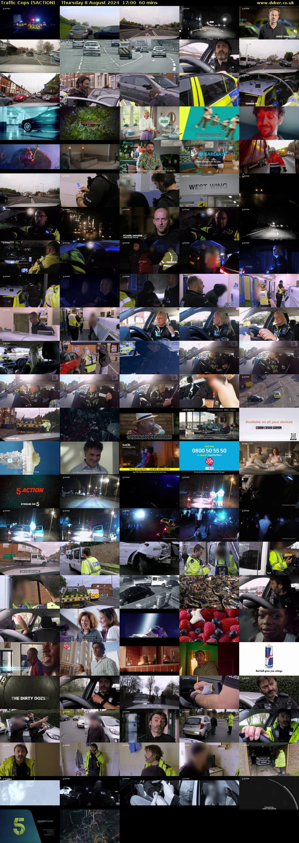 Traffic Cops (5ACTION) Thursday 8 August 2024 17:00 - 18:00