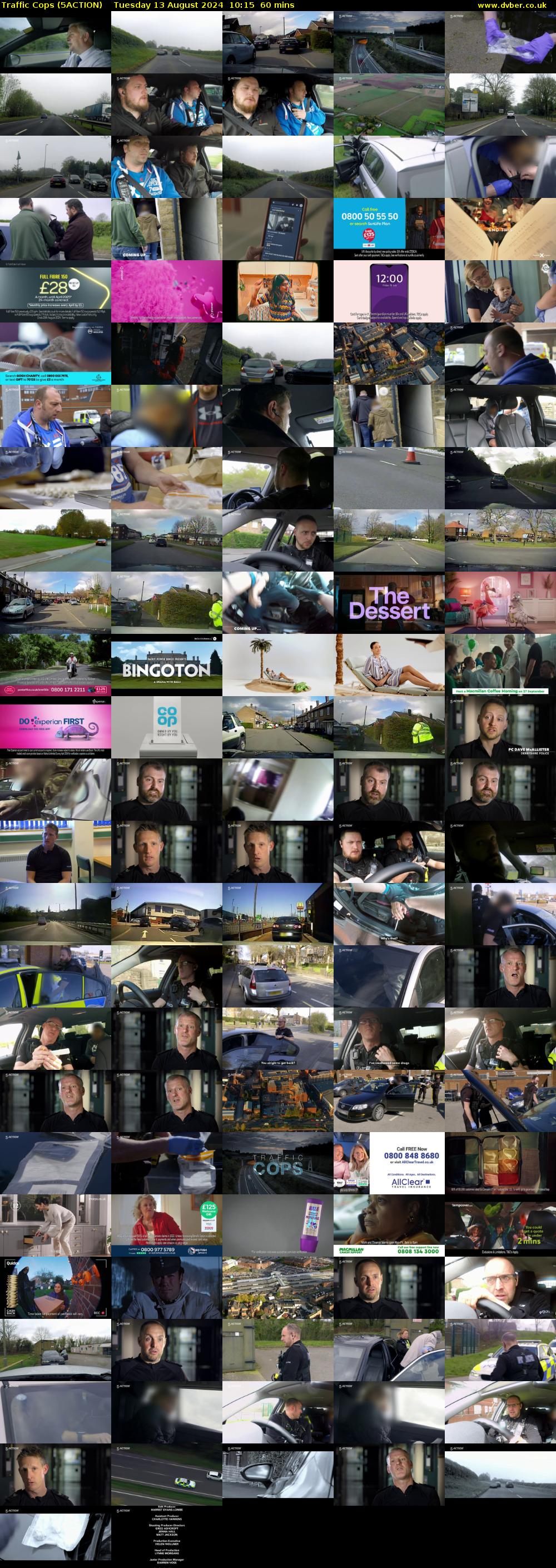 Traffic Cops (5ACTION) Tuesday 13 August 2024 10:15 - 11:15