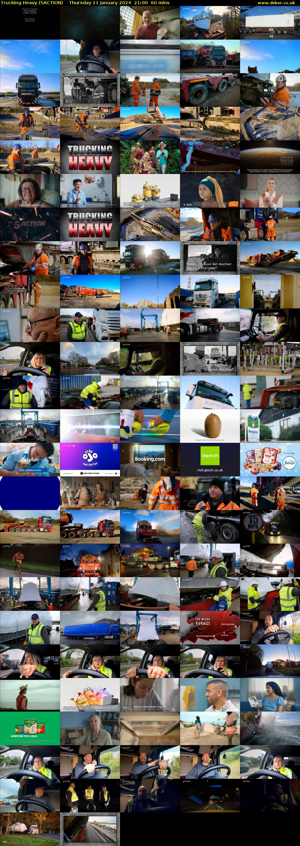 Trucking Heavy (5ACTION) Thursday 11 January 2024 21:00 - 22:00