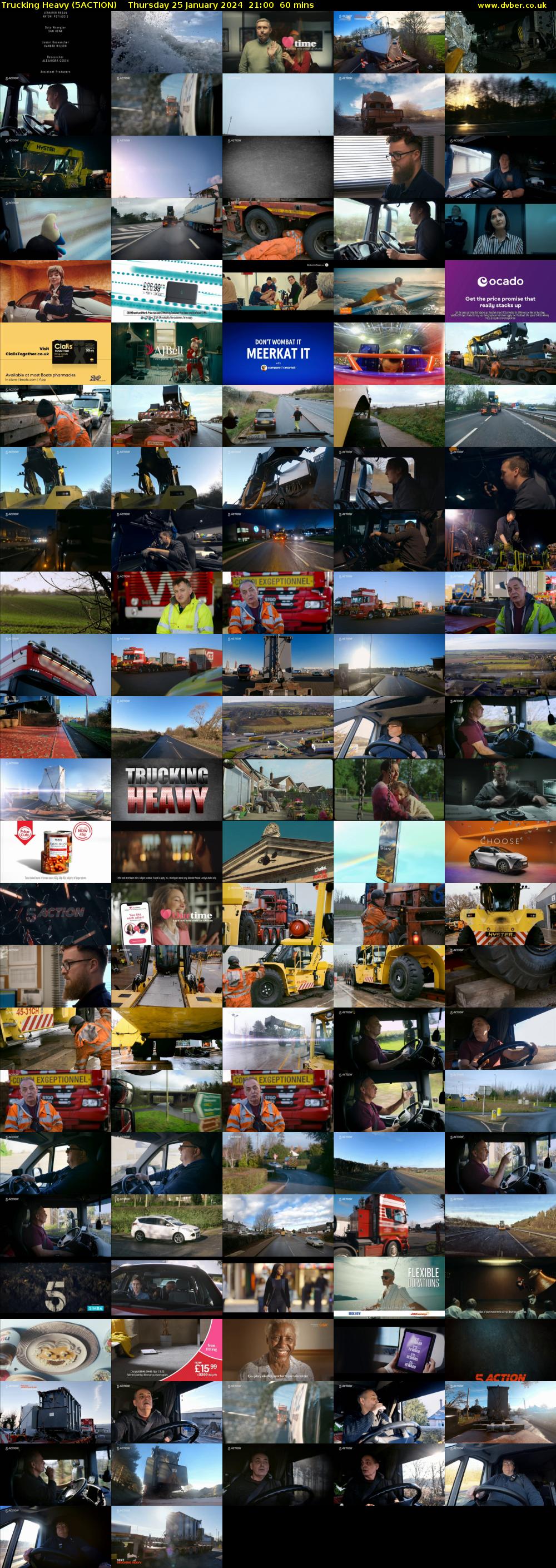 Trucking Heavy (5ACTION) Thursday 25 January 2024 21:00 - 22:00