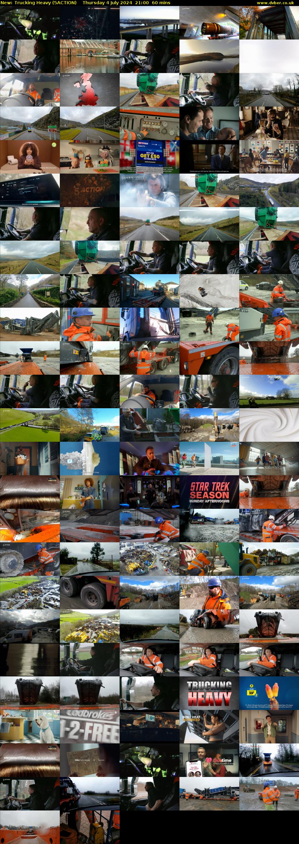 Trucking Heavy (5ACTION) Thursday 4 July 2024 21:00 - 22:00