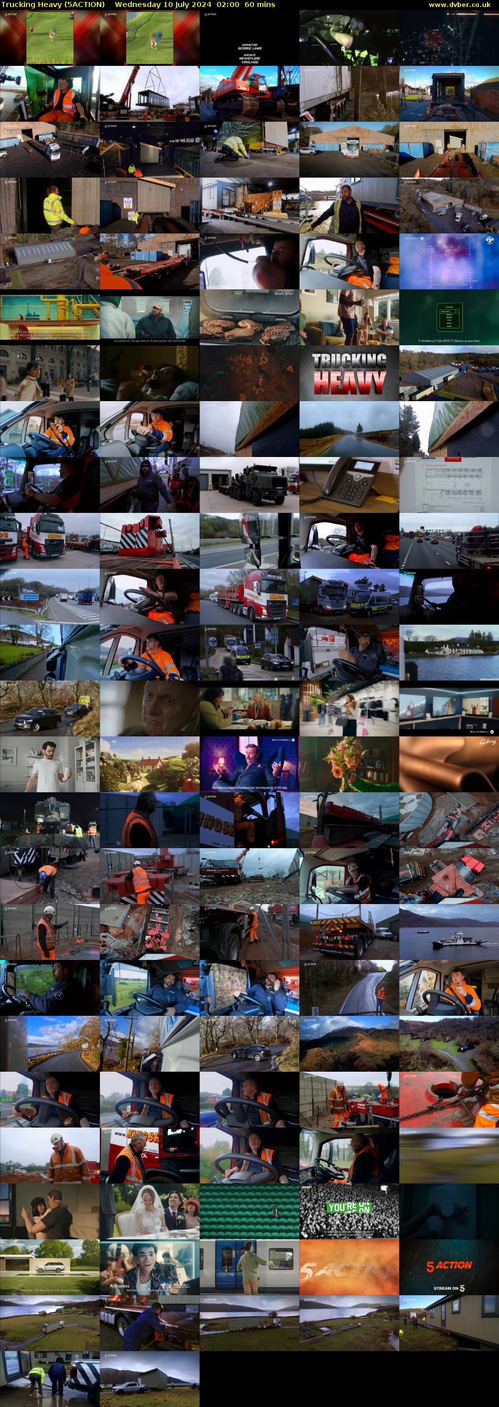 Trucking Heavy (5ACTION) Wednesday 10 July 2024 02:00 - 03:00