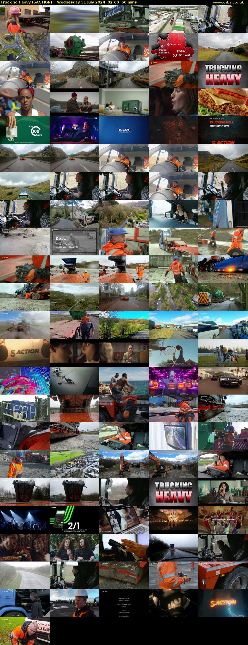 Trucking Heavy (5ACTION) Wednesday 31 July 2024 02:00 - 03:00