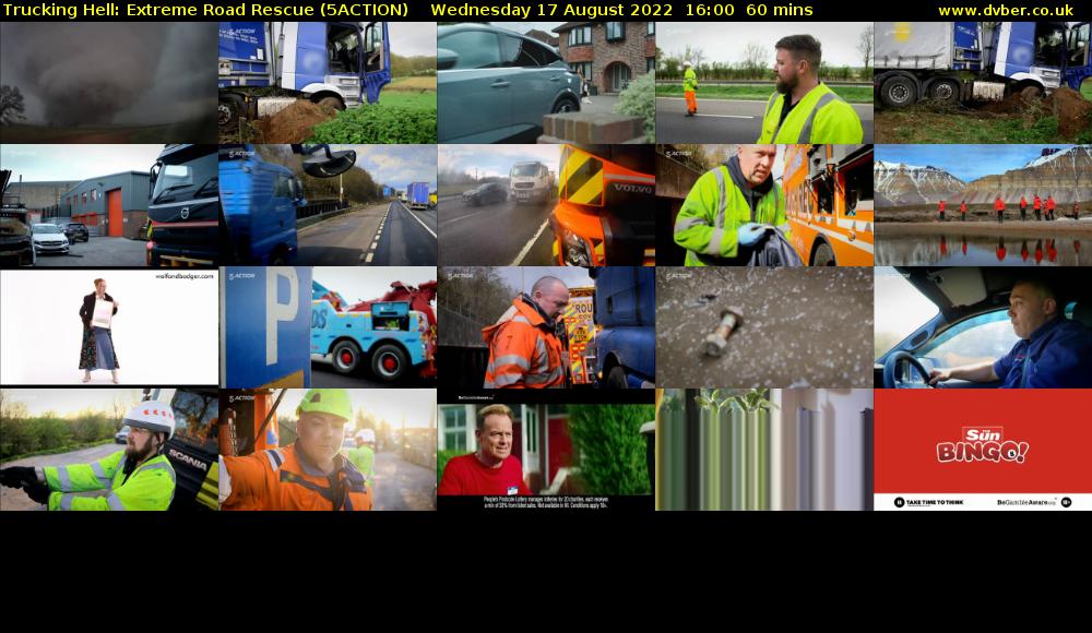 Trucking Hell: Extreme Road Rescue (5ACTION) Wednesday 17 August 2022 16:00 - 17:00