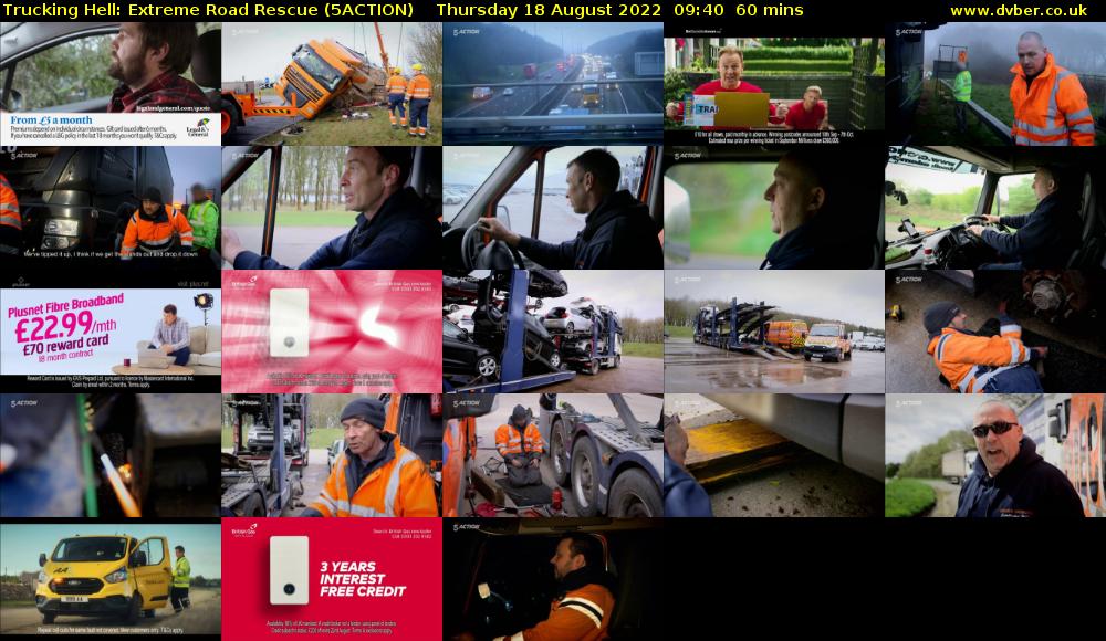 Trucking Hell: Extreme Road Rescue (5ACTION) Thursday 18 August 2022 09:40 - 10:40