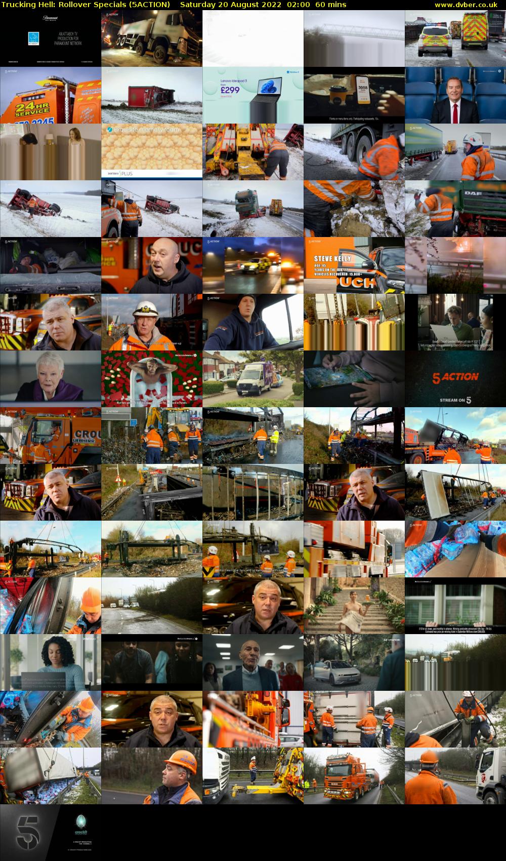 Trucking Hell: Rollover Specials (5ACTION) Saturday 20 August 2022 02:00 - 03:00