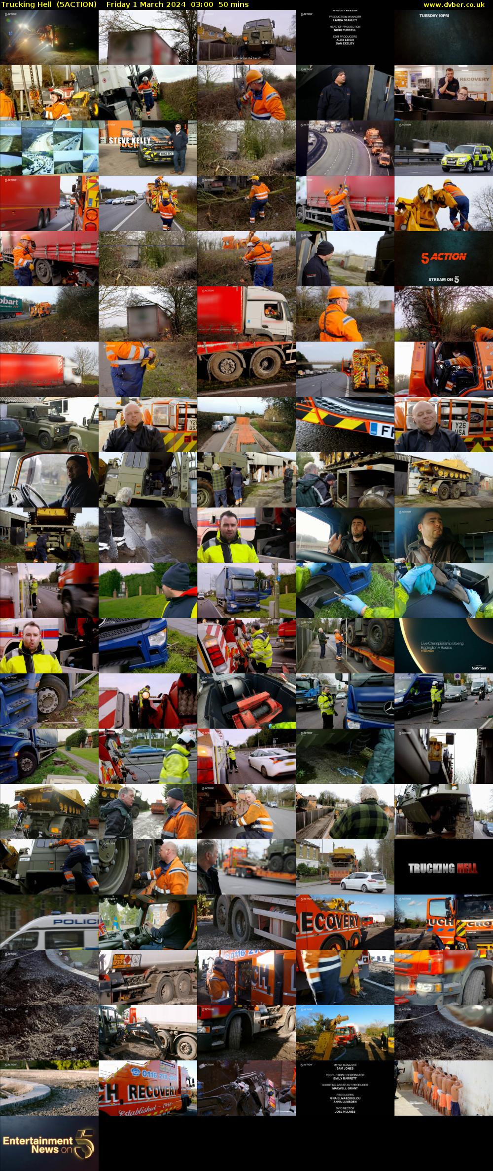 Trucking Hell  (5ACTION) Friday 1 March 2024 03:00 - 03:50