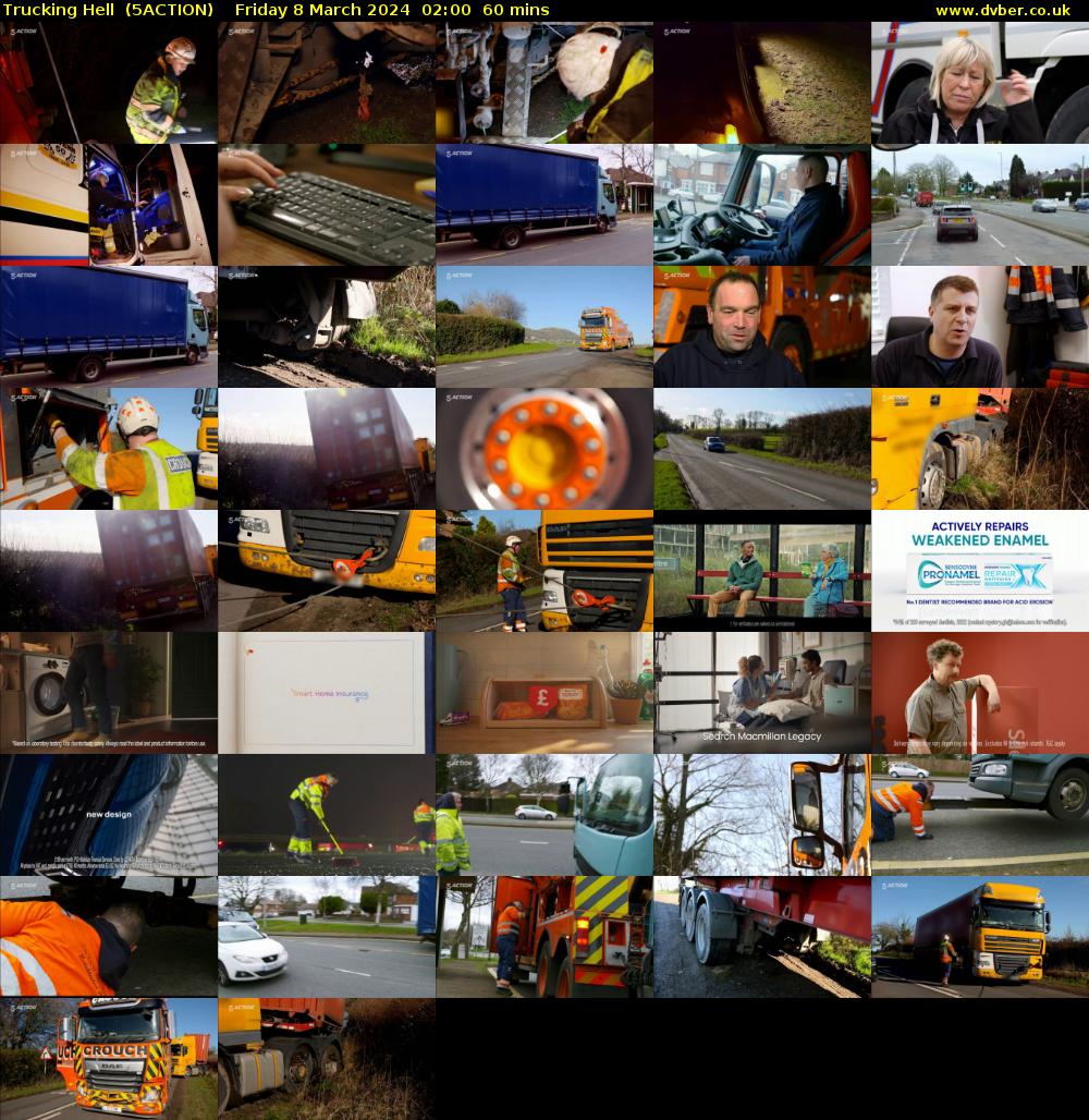 Trucking Hell  (5ACTION) Friday 8 March 2024 02:00 - 03:00