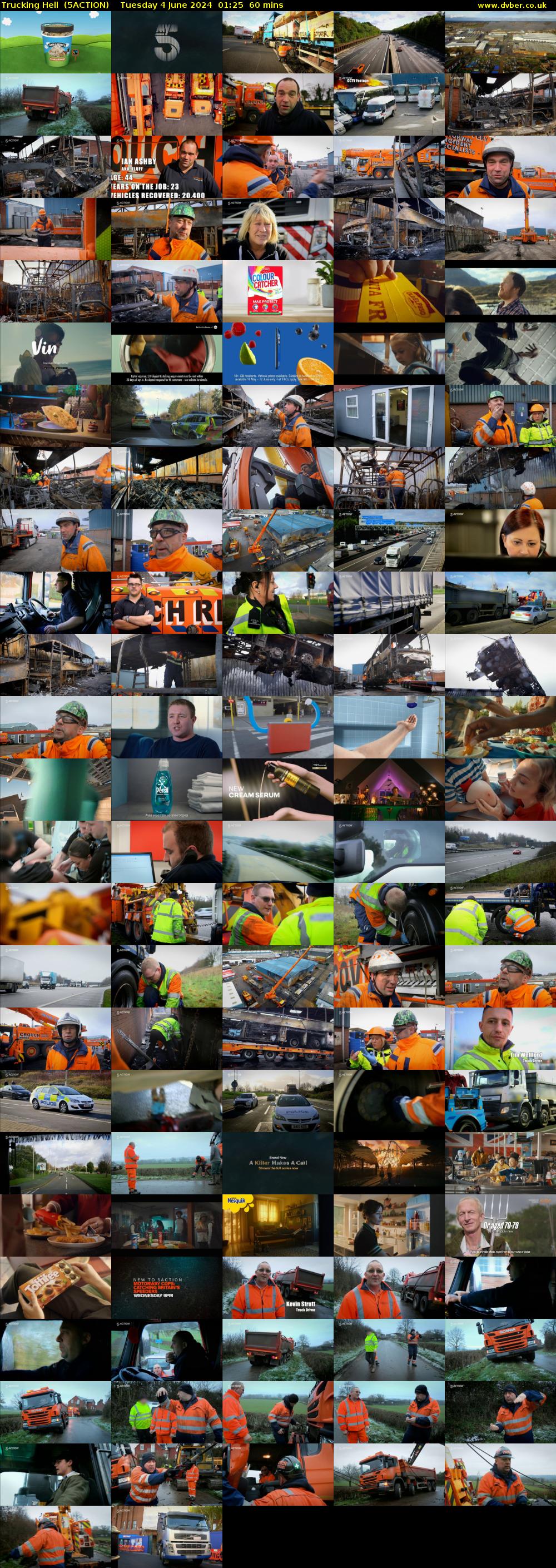 Trucking Hell  (5ACTION) Tuesday 4 June 2024 01:25 - 02:25
