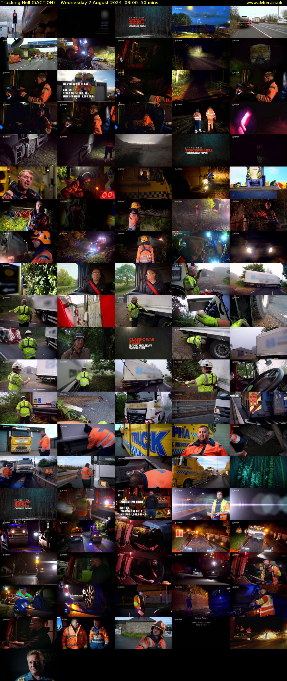 Trucking Hell (5ACTION) Wednesday 7 August 2024 03:00 - 03:50