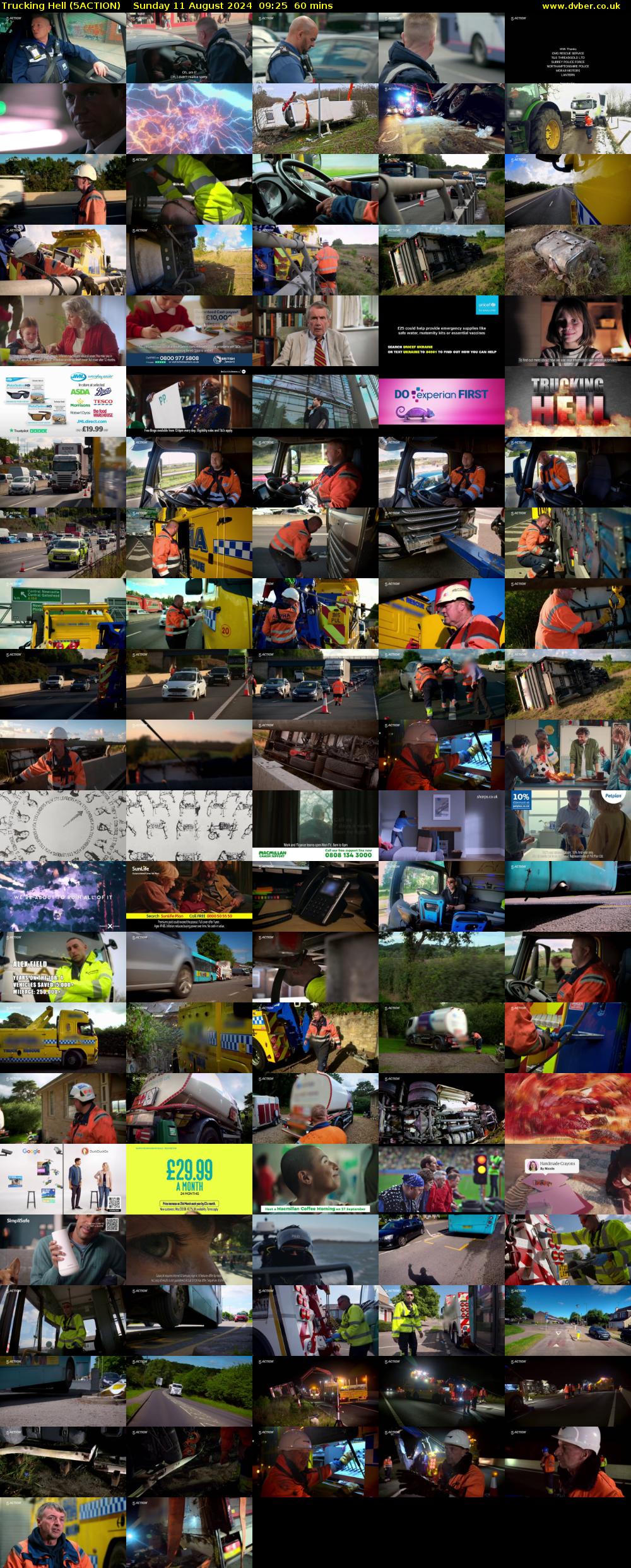 Trucking Hell (5ACTION) Sunday 11 August 2024 09:25 - 10:25