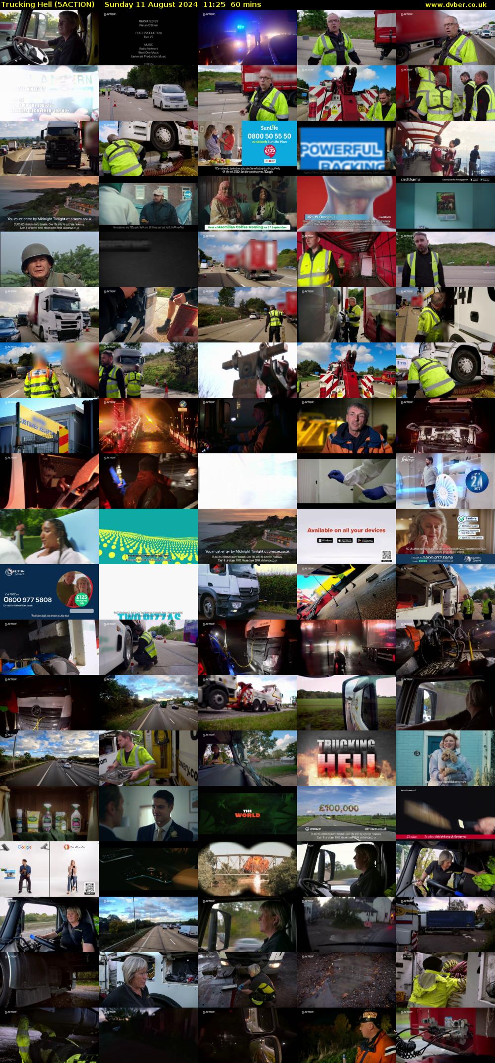 Trucking Hell (5ACTION) Sunday 11 August 2024 11:25 - 12:25