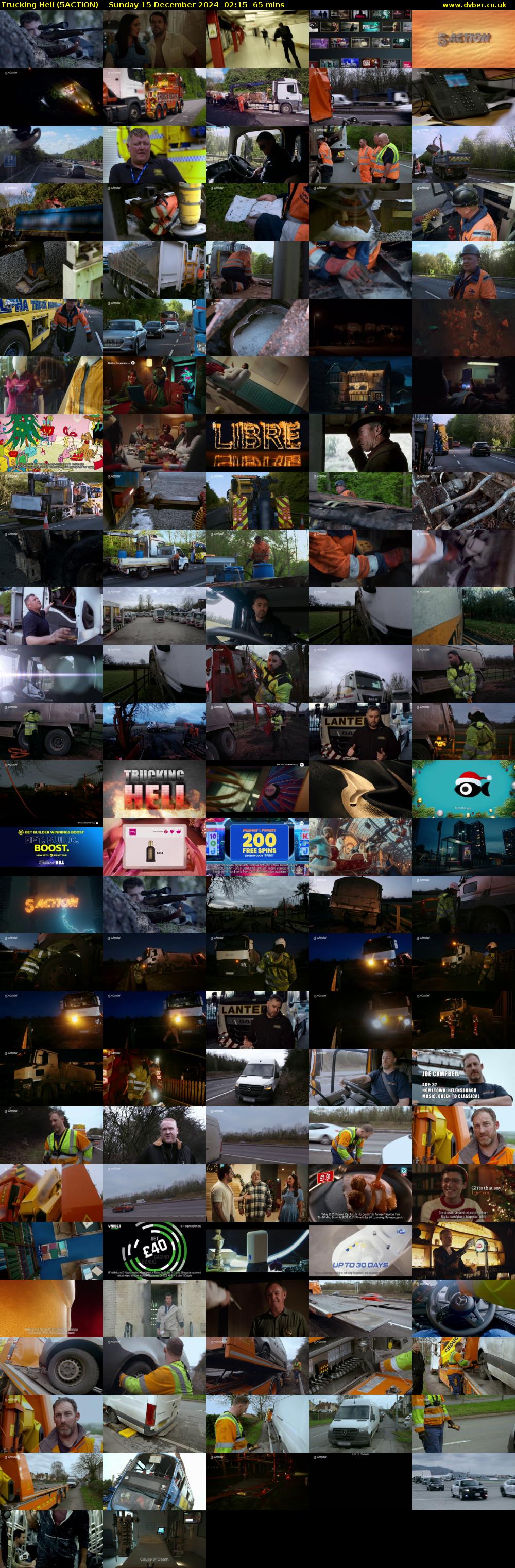 Trucking Hell (5ACTION) Sunday 15 December 2024 02:15 - 03:20