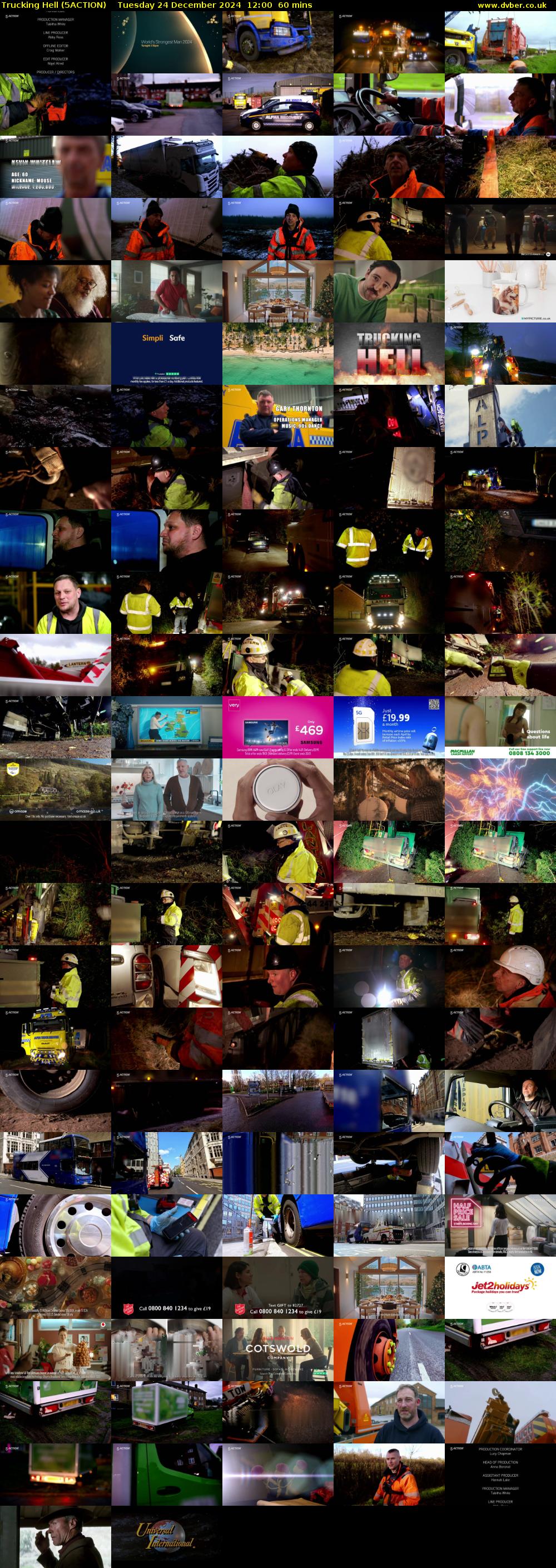 Trucking Hell (5ACTION) Tuesday 24 December 2024 12:00 - 13:00