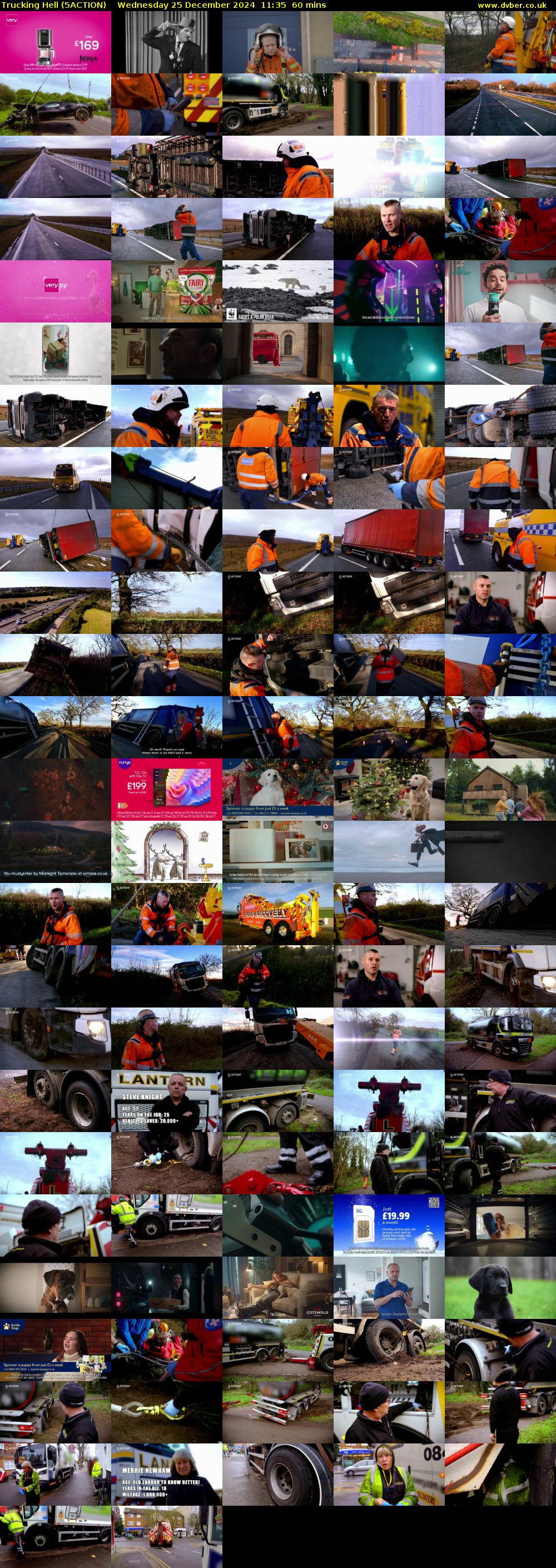Trucking Hell (5ACTION) Wednesday 25 December 2024 11:35 - 12:35