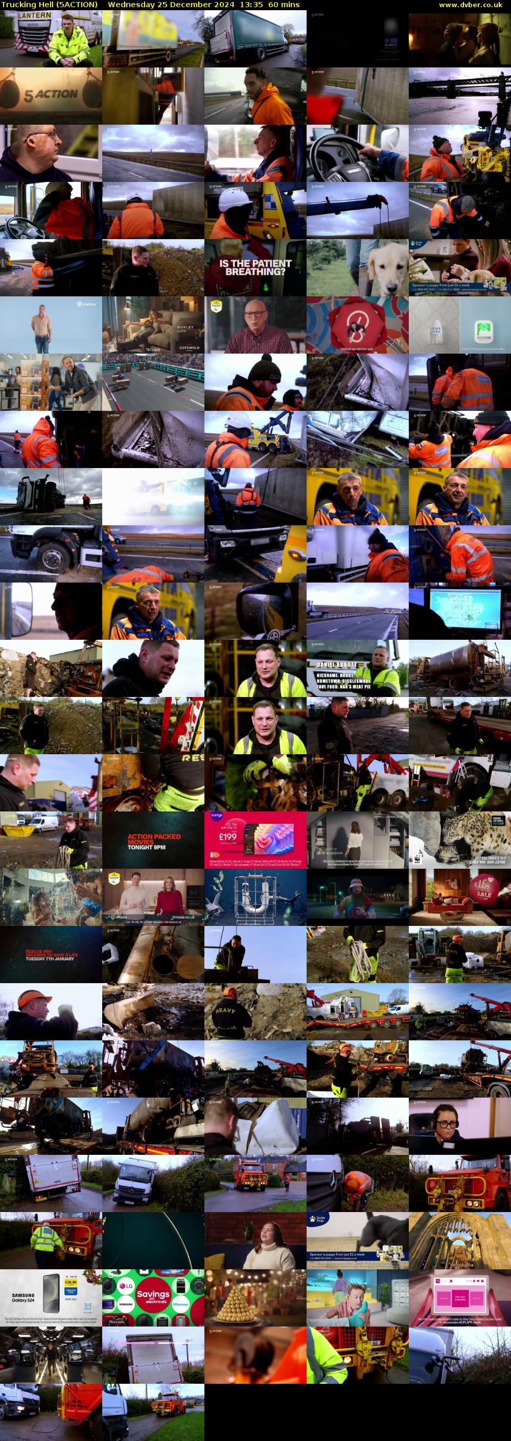 Trucking Hell (5ACTION) Wednesday 25 December 2024 13:35 - 14:35